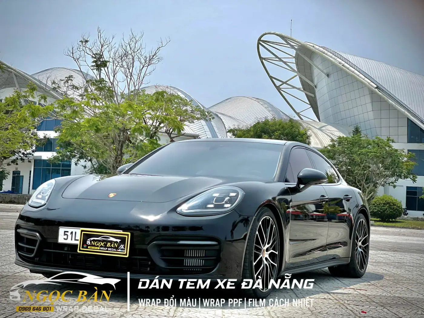 Porsche Panamera Black - Đẳng cấp với lớp áo giáp vô hình " PPF Bảo Vệ Sơn "