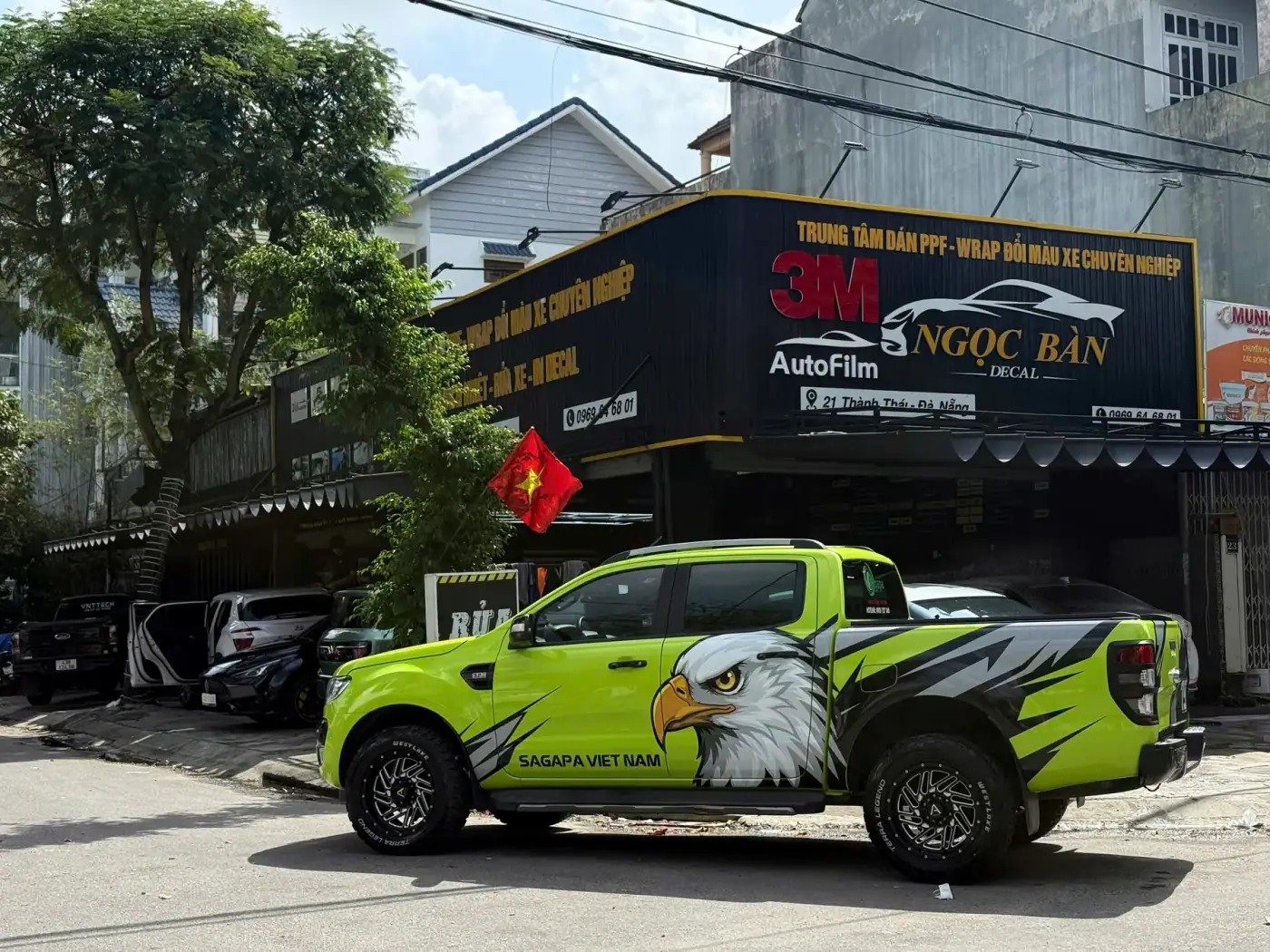 Ford Ranger  - Tem dán decal thể thao 