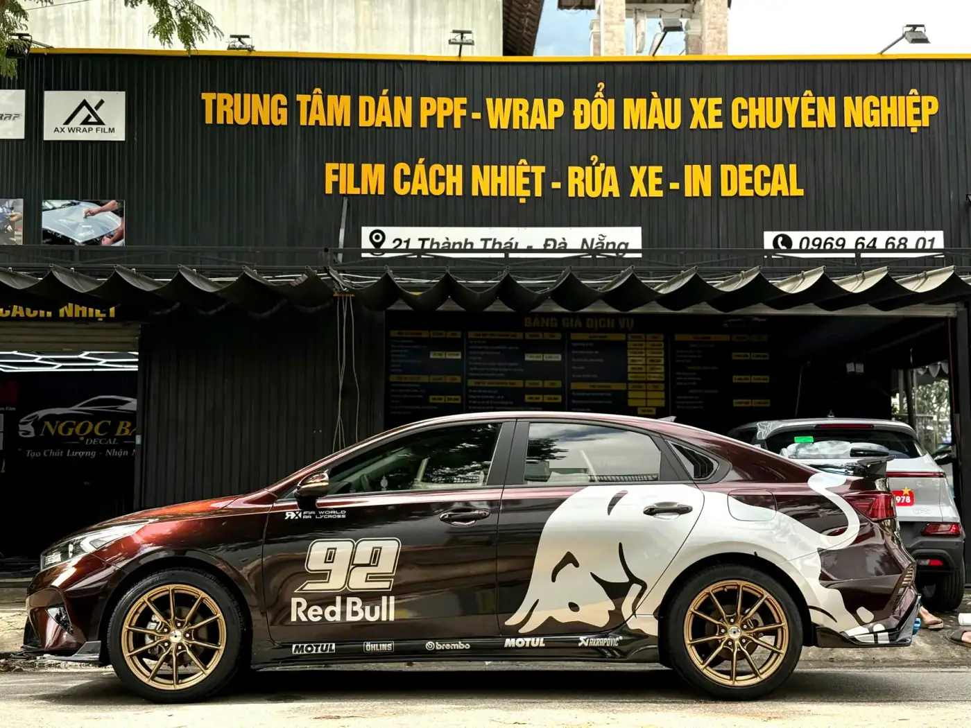 Kia K3 - Tem decal Redbull